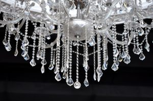 Photo Crystal beaded chandelier for bedroom