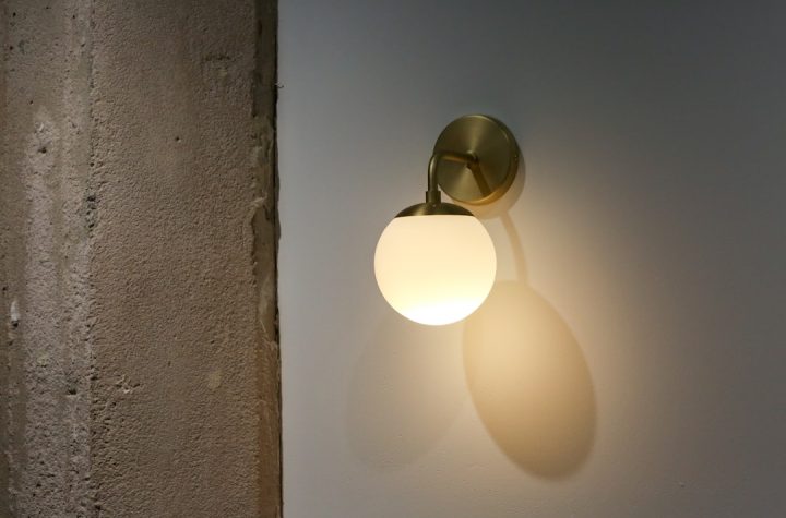 Photo Travertine Wall Light