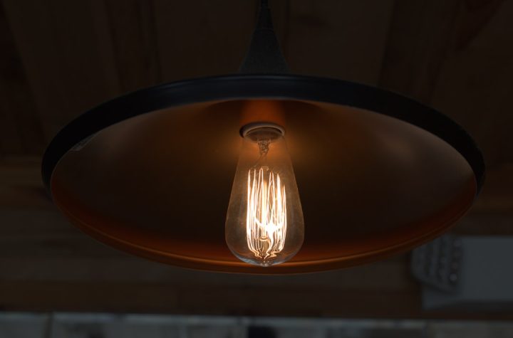 Photo pendant light fixture